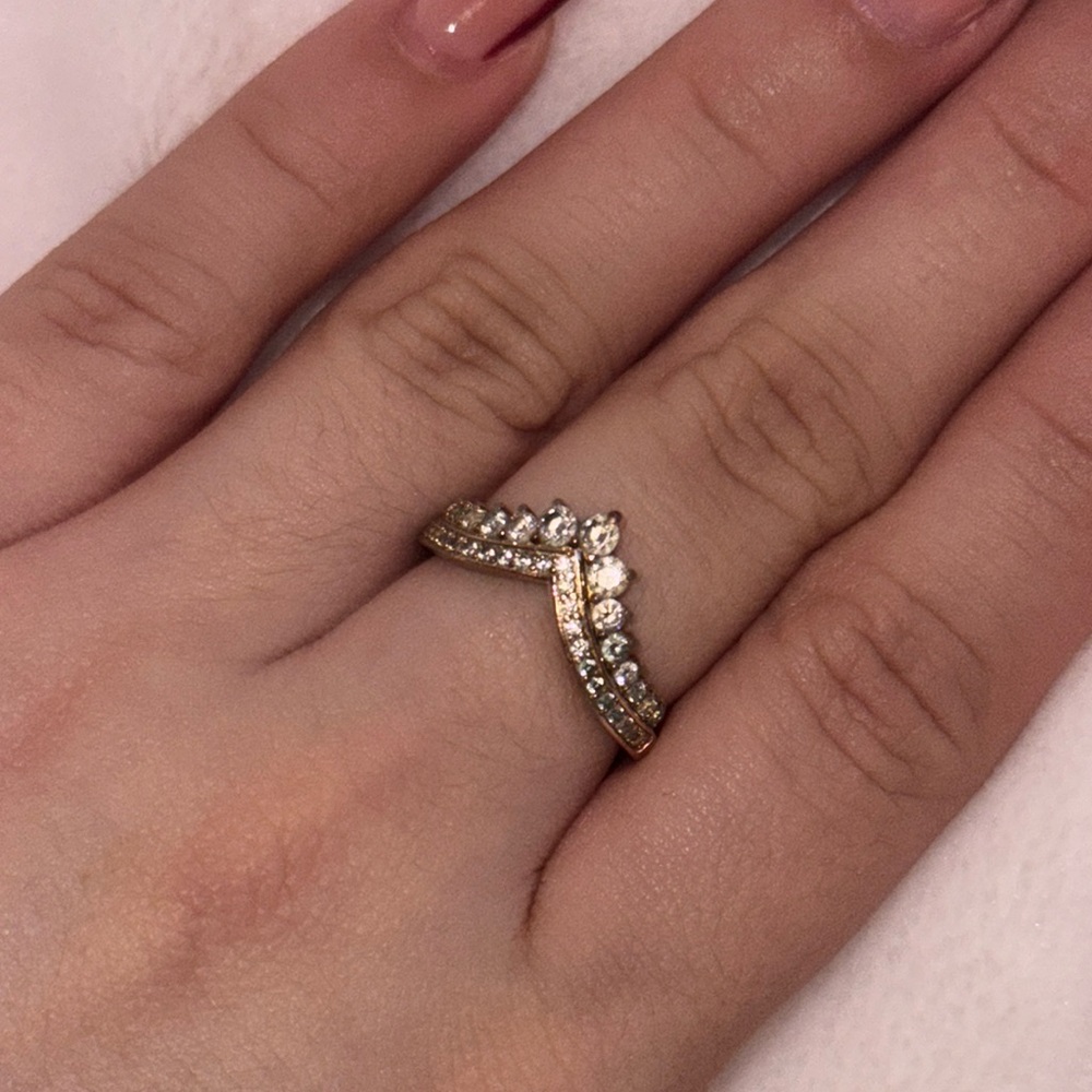Rose gold Pandora ring
